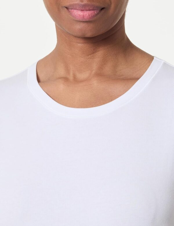 Tommy Hilfiger T-shirt Donna Cotone Comodo 2 Pezzi-2