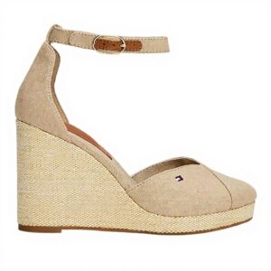 Tommy Hilfiger Espadrillas Donna Zeppa Cotone Sandali Moda