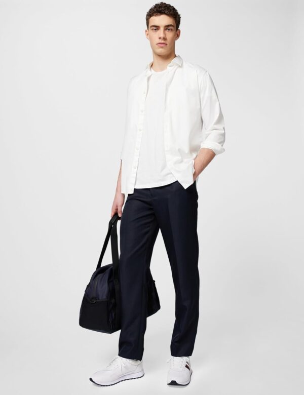 Sneaker Tommy Hilfiger Runner Eva Lth Stripes Uomo Nero-6