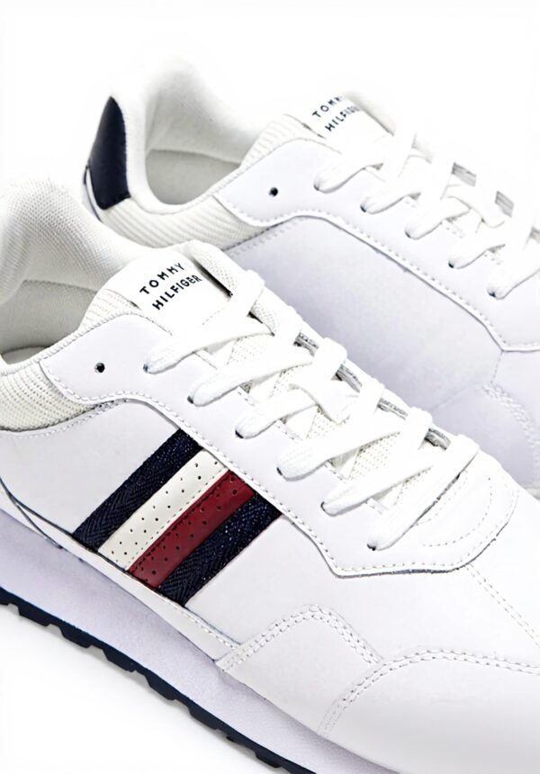 Sneaker Tommy Hilfiger Runner Eva Lth Stripes Uomo Nero