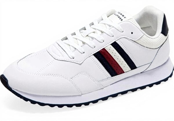 Sneaker Tommy Hilfiger Runner Eva Lth Stripes Uomo Nero