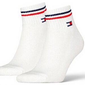 Calzini Tommy Hilfiger Unisex Cotone Biologico Bianco 35-38