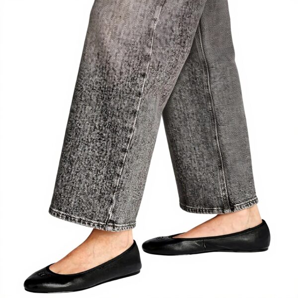 Ballerine Tommy Hilfiger pelle nero design elegante donna