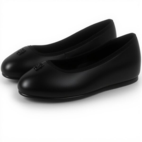 Ballerine Tommy Hilfiger pelle nero design elegante donna