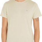 Tommy Jeans T-shirt Uomo Cotone Biologico Slim Jaspe C Neck-0