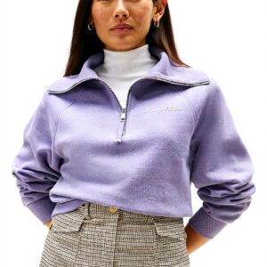 Felpa Donna Tommy Hilfiger Cerniera Classic Script Fleece