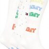 Calzini Tommy Hilfiger Multicolor Bambini Cotone 3 Pezzi