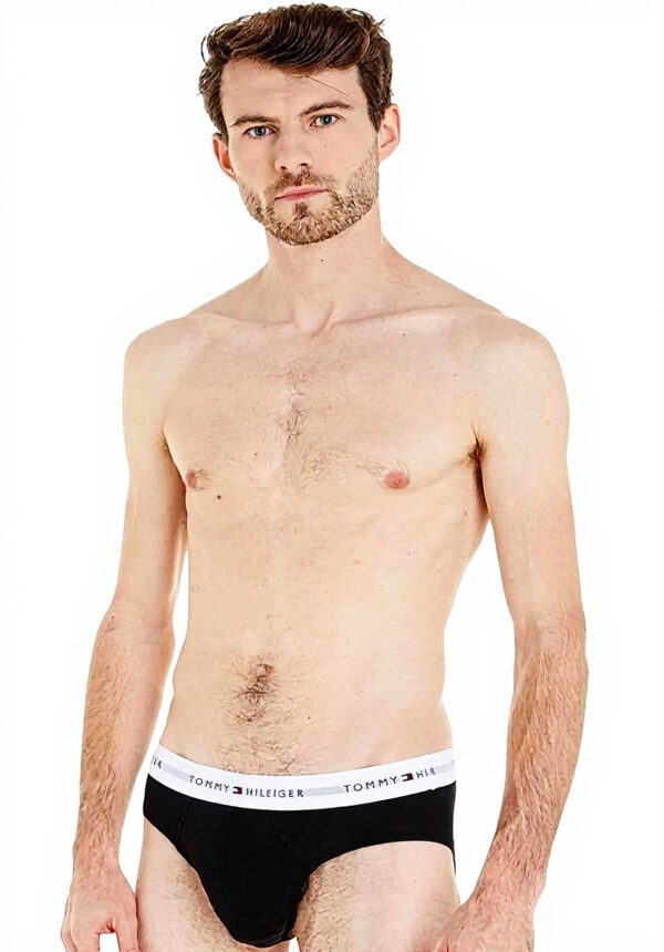Slip Uomo Tommy Hilfiger Cotone Elasticizzato Confezione 5