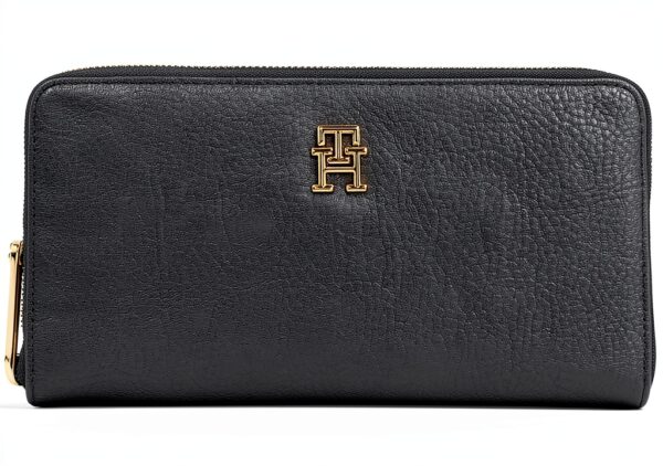 Portafogli Tommy Hilfiger donna blu poliuretano scomparti