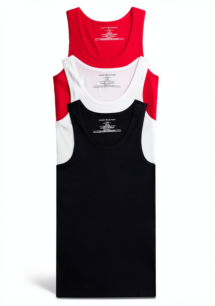 Canotte Uomo Tommy Hilfiger Cotone Confezione 3 Pezzi in uso casual con jeans