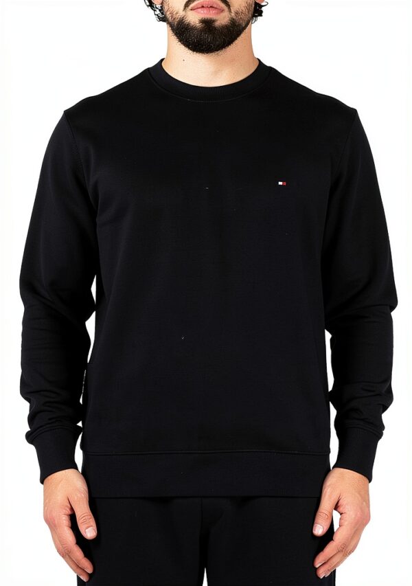 Felpa Tommy Hilfiger Uomo Terry Crewneck Essential Tinta