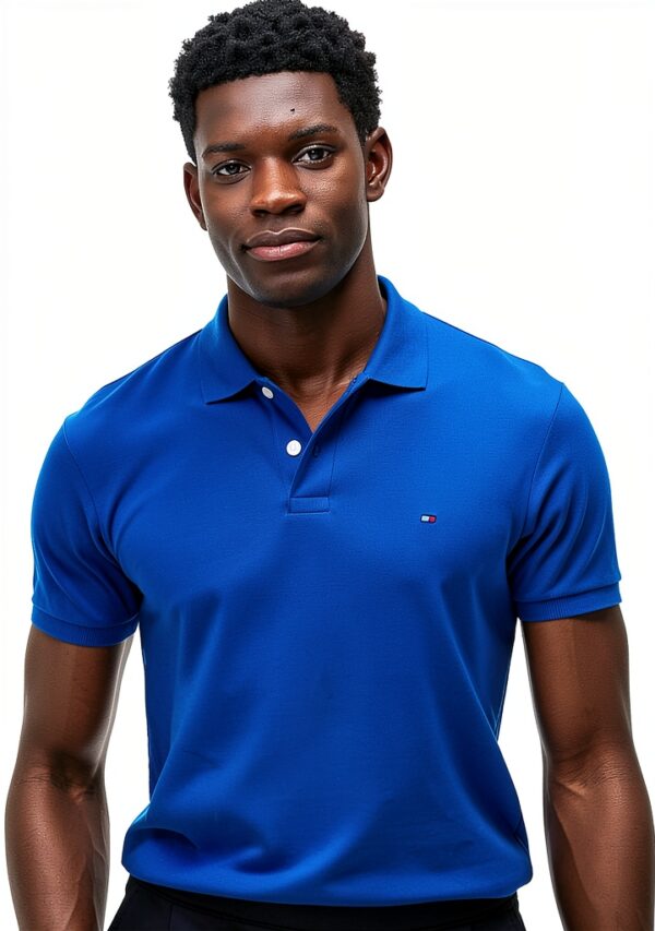 Polo Tommy Hilfiger Liquid Cotton Unisex Adulto Colore Blu