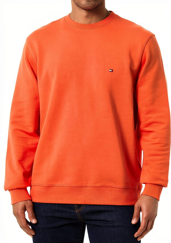Felpa Tommy Hilfiger Uomo Terry Crewneck Senza Cappuccio