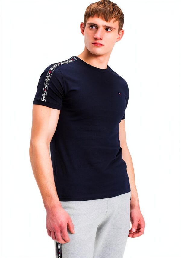 Maglietta Uomo Tommy Hilfiger Cotone T-shirt Casual Bianco