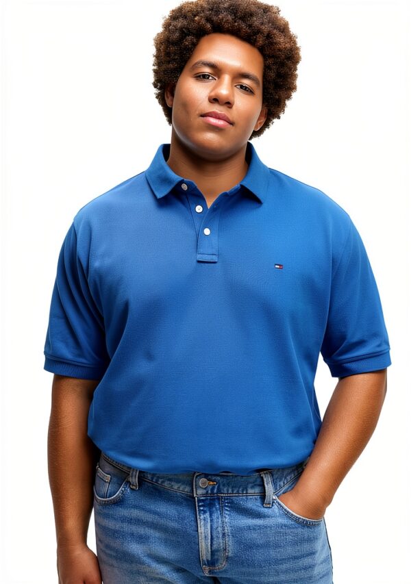 Polo Tommy Hilfiger Uomo Tessuto Morbido Colori Plus Size